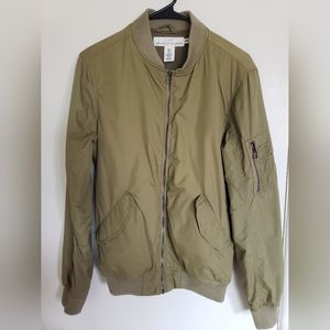 H&M Olive Bomber Jacket - Men's XS
